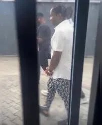 Video purportedly shows moment Speed Darlington was "arrested"