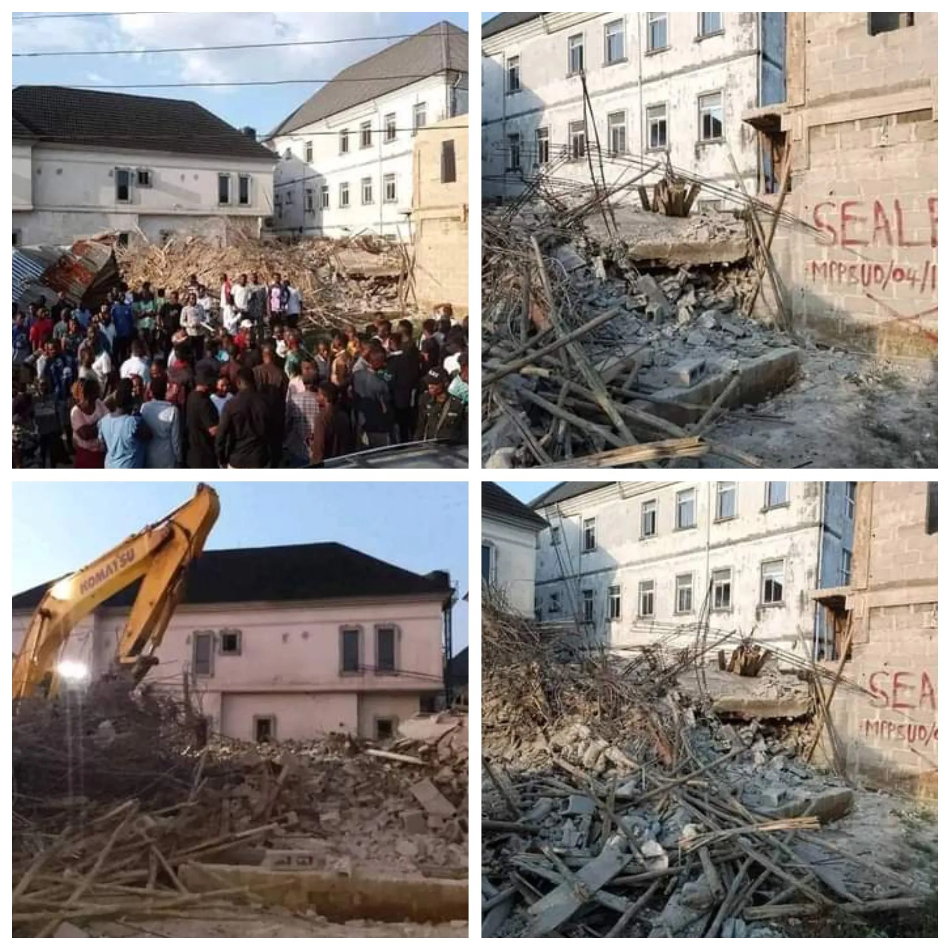 Tragic Collapse in Rivers: One Dead in Two-Storey Building Disaster
