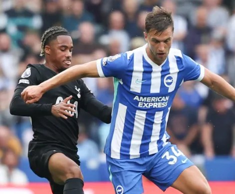 Tottenham vs Brighton 2-2 draw
