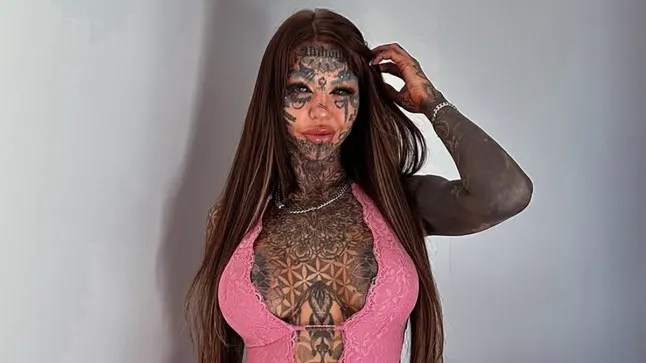 Woman spent £193,000 on tattoos now wants them lasered off