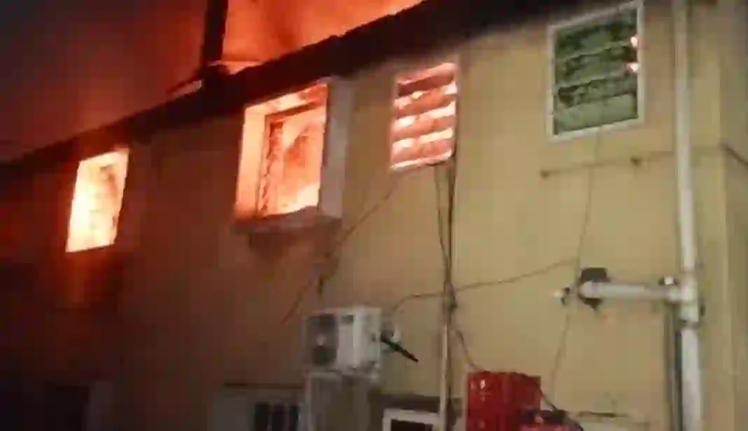 Goods Worth Millions Destroyed as Fire Guts Building in Lagos’ Computer Village