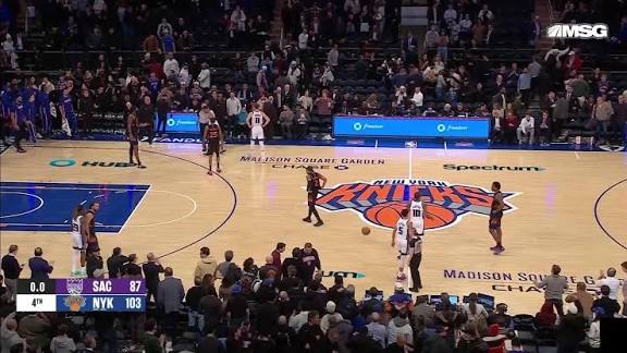 Knicks Dominate Kings 103–87 Behind Smothering Defense and Balanced Scoring