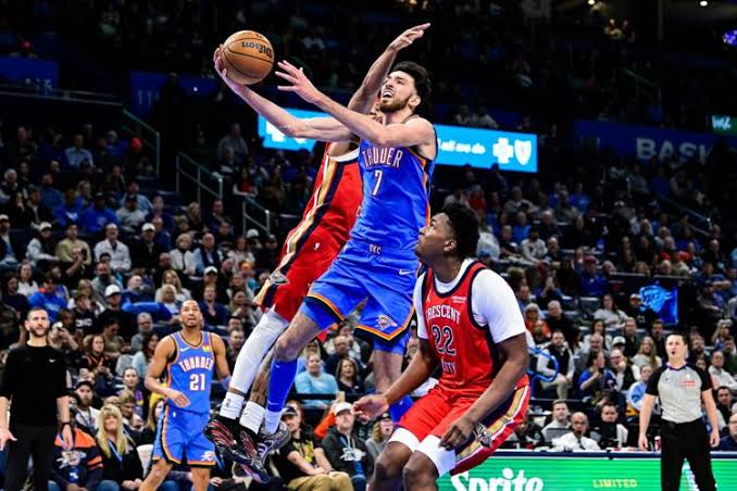 SGA Drops 29 as League-Leading Thunder Beat Pelicans 104–95, Snapping Two-Game Slide
