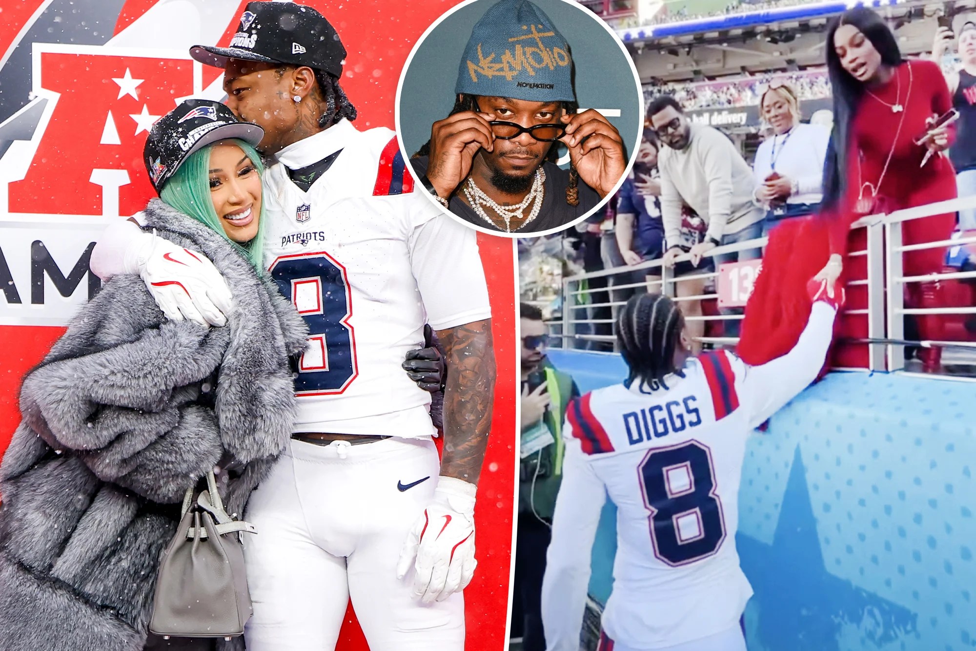 Stefon Diggs Spotted with Woman Allegedly Connected to Offset as Super Bowl Relationship Rumors Swirl