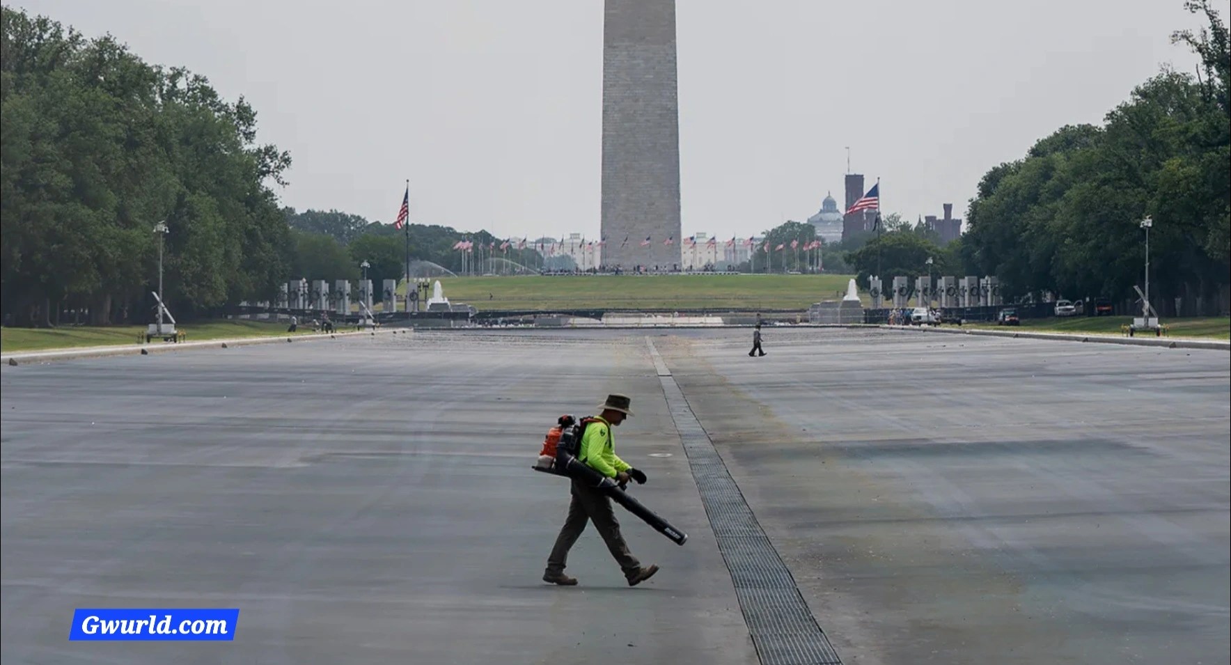 Trump Posts Alleged Reflecting Pool Vandalism Evidence as He Presses Pirro to Revisit Case