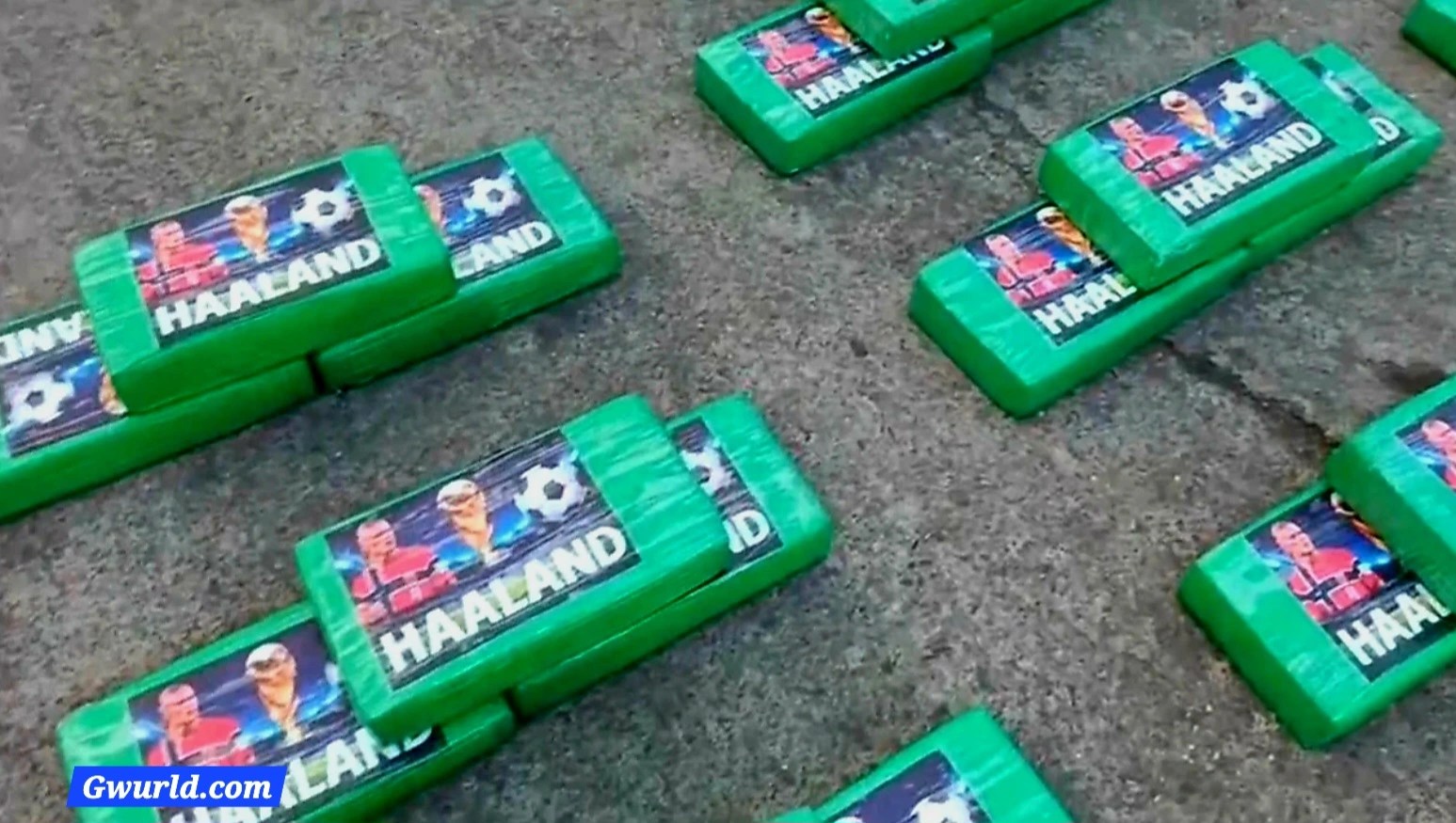 Ecuador Police Seize 1,000 Pounds of Cocaine Bearing Erling Haaland’s Face
