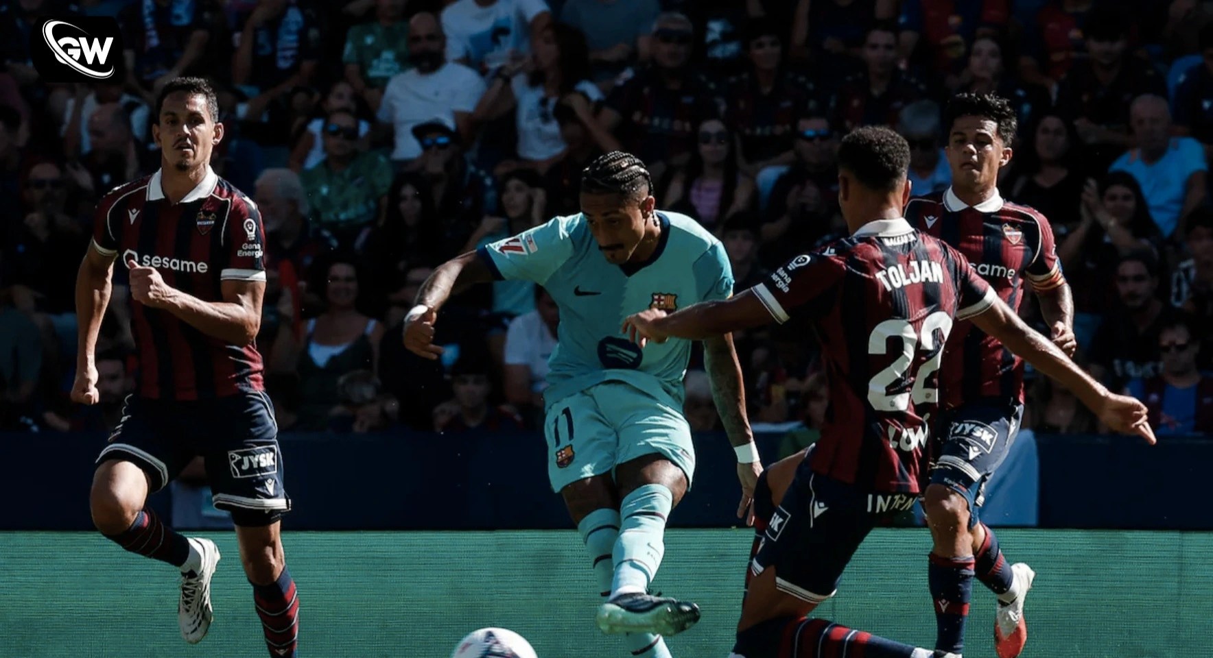 Levante vs Barcelona Live: Barcelona Take 2–0 Lead in LaLiga Clash