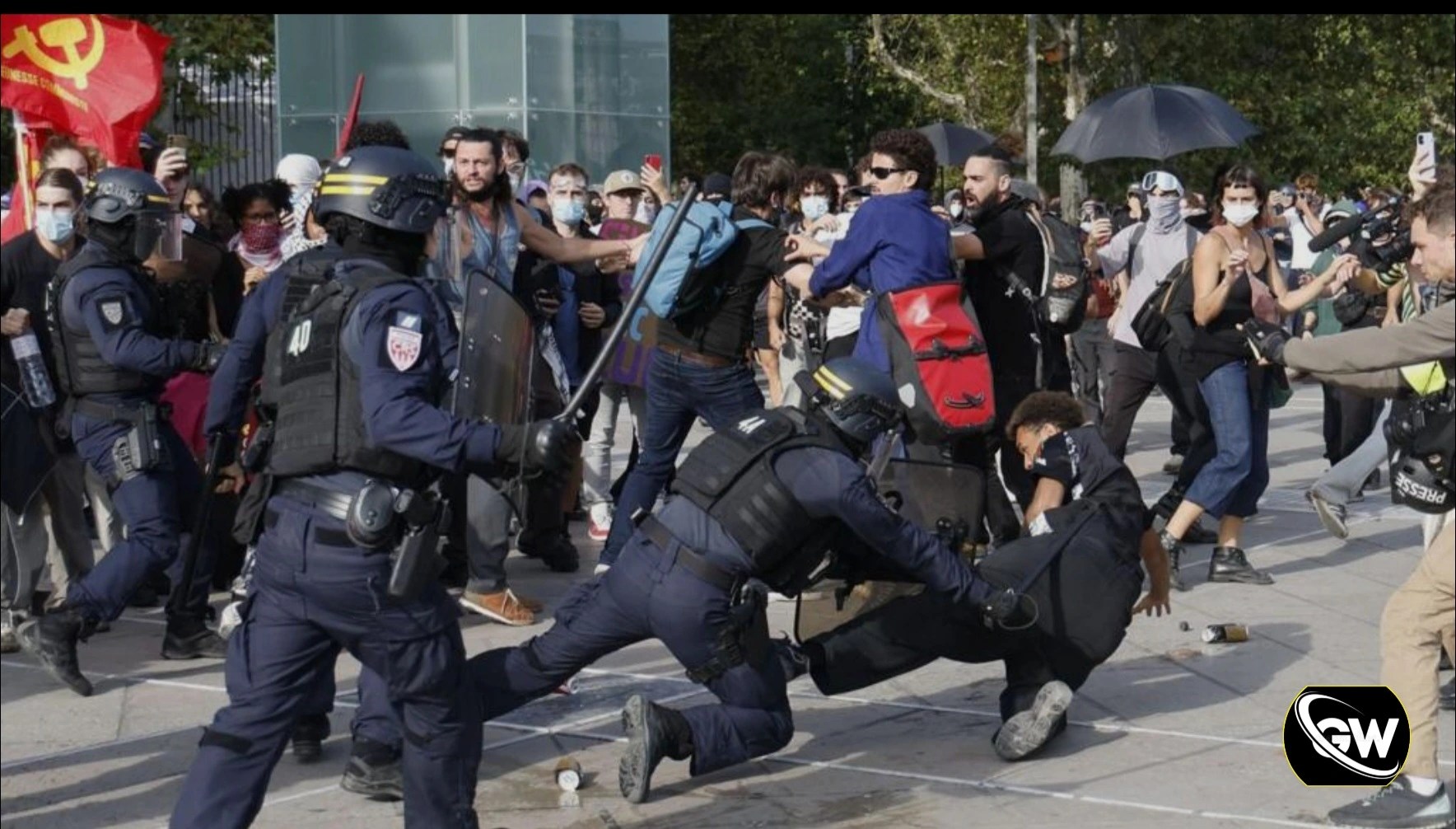 French School Protests: Police Fire Tear Gas as Officer Is Charged Over Injured Student