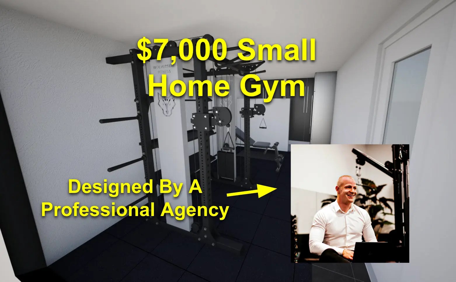 A look inside a $7,000 small home gym setup built by an agency