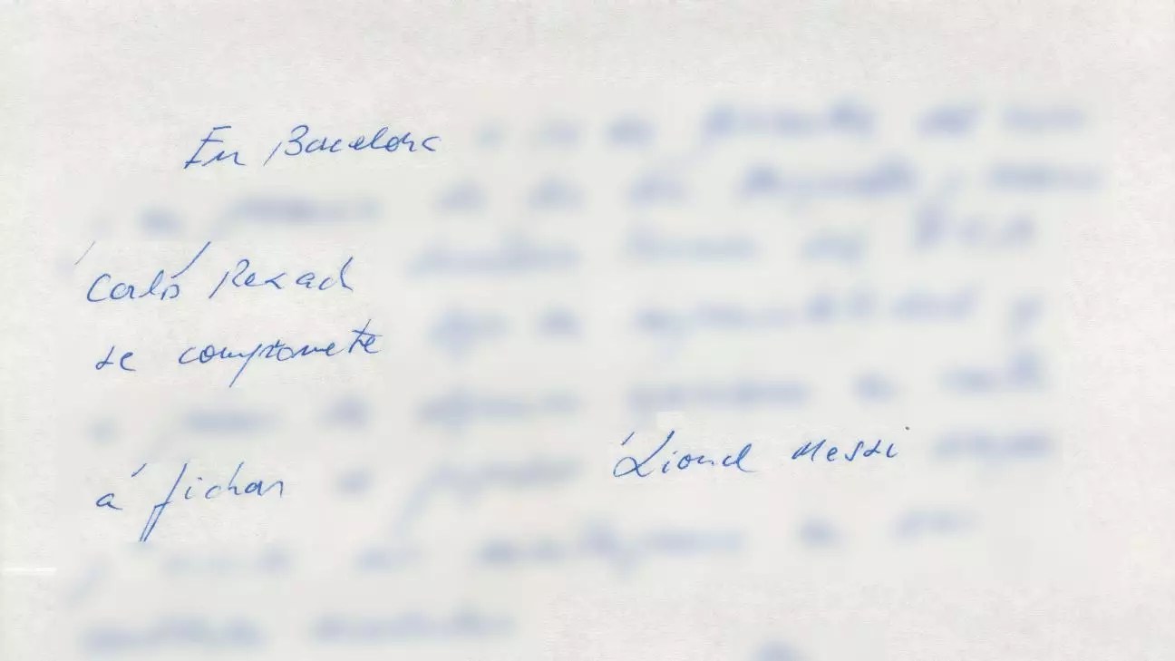 The Iconic Napkin that Sealed Lionel Messi’s Future
