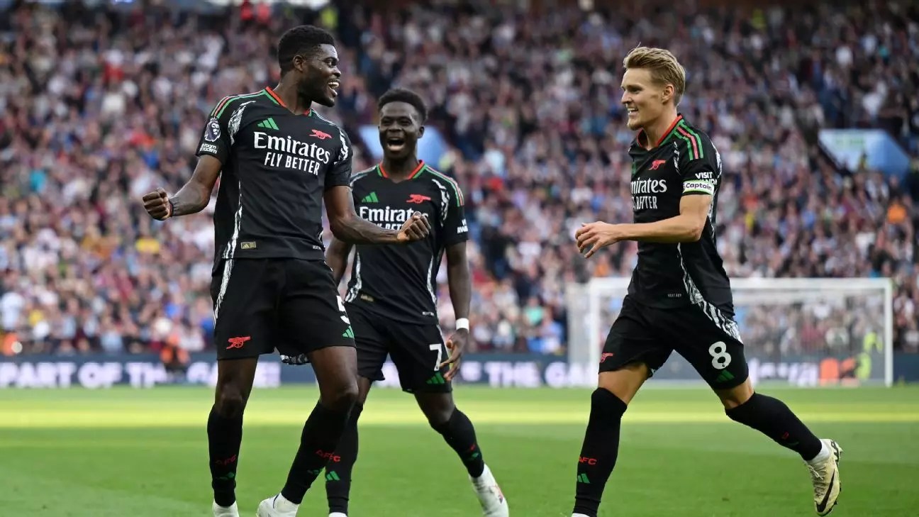 The Improvement of Arsenal Against Aston Villa