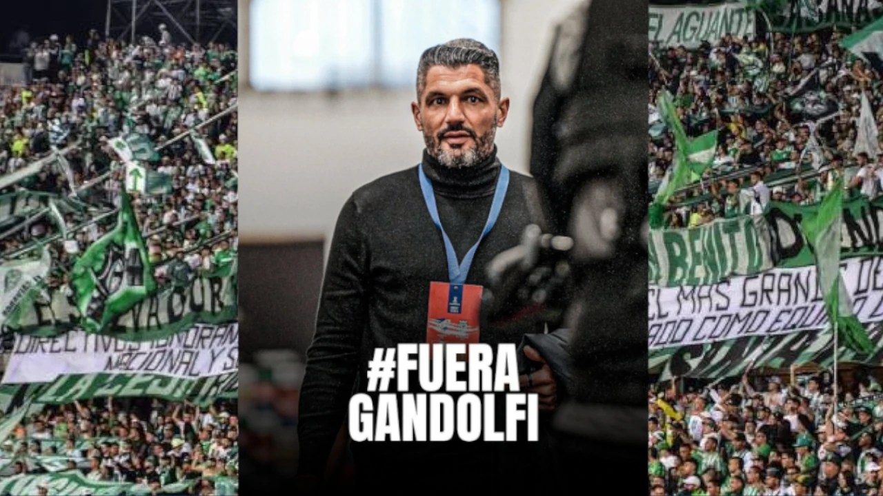 Atlético Nacional al fin escuchó a la hinchada y le dieron el ‘ácido’ a Gandolfi, tras repetidas fallas