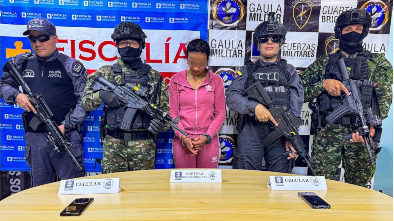 ¡Cayó por segunda vez! Fue capturada alias «Sara», presunta cabecilla de las disidencias de las Farc