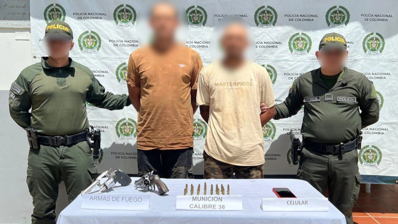 Caen alias “Cocodrilo” y alias “Alemán”, presuntos sicarios del Clan del Golfo