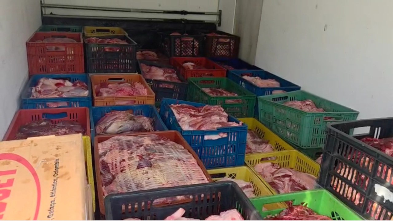 ¡Se les cayó el negocio! Incautaron cerca de 3.000 kilos de carne en estado de insalubridad