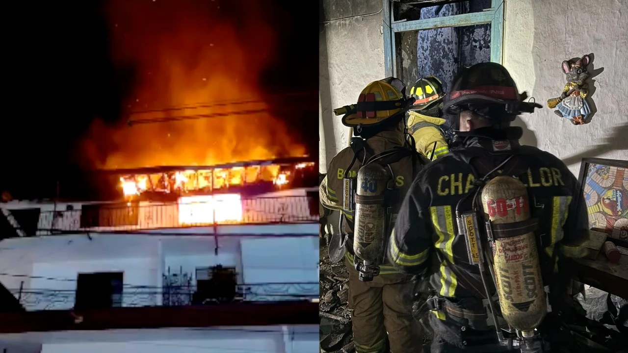 Incendio en tienda de ropa en Bello dejó una mujer afectada por humo