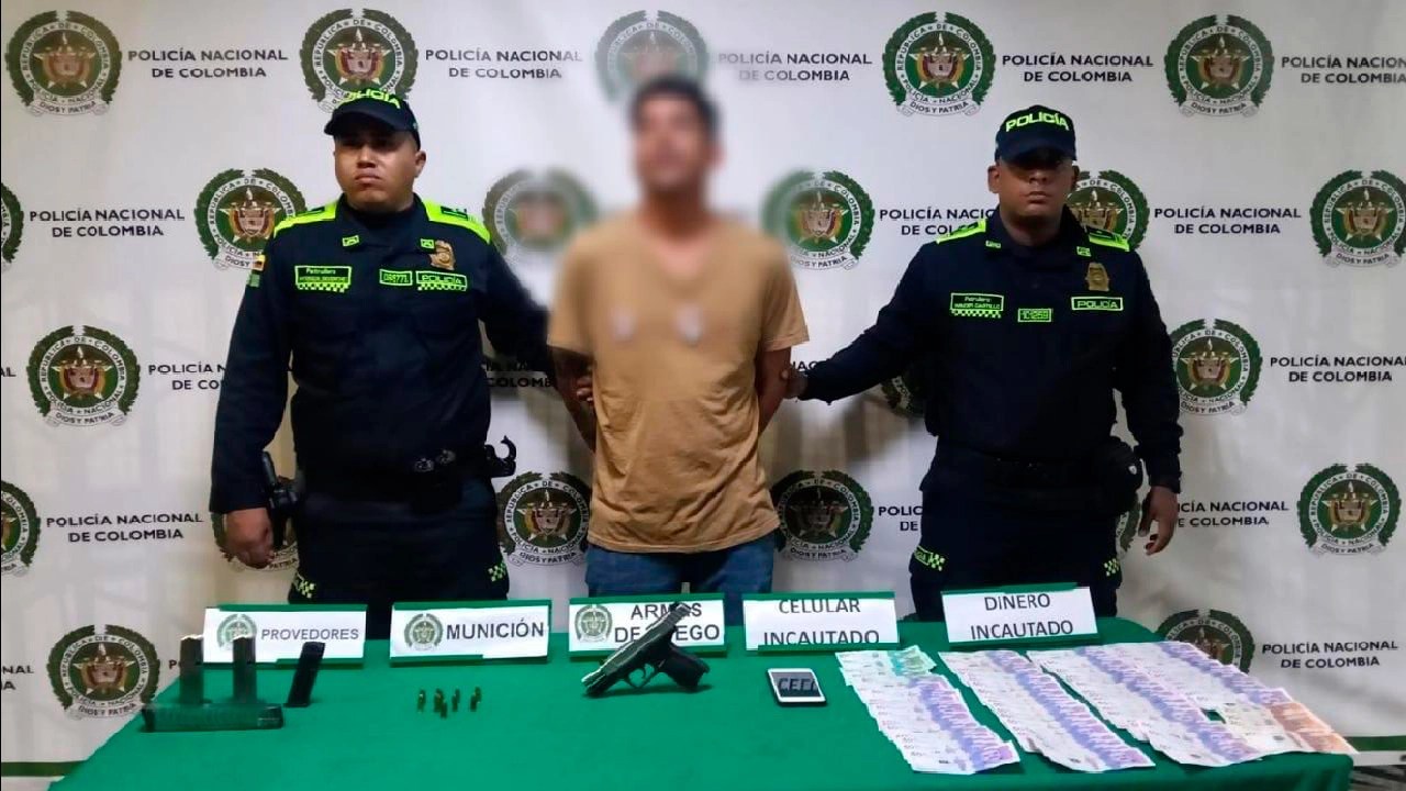 Cayó alias ‘Murdoc’, coordinador criminal del grupo delincuencial ‘San Pablo’