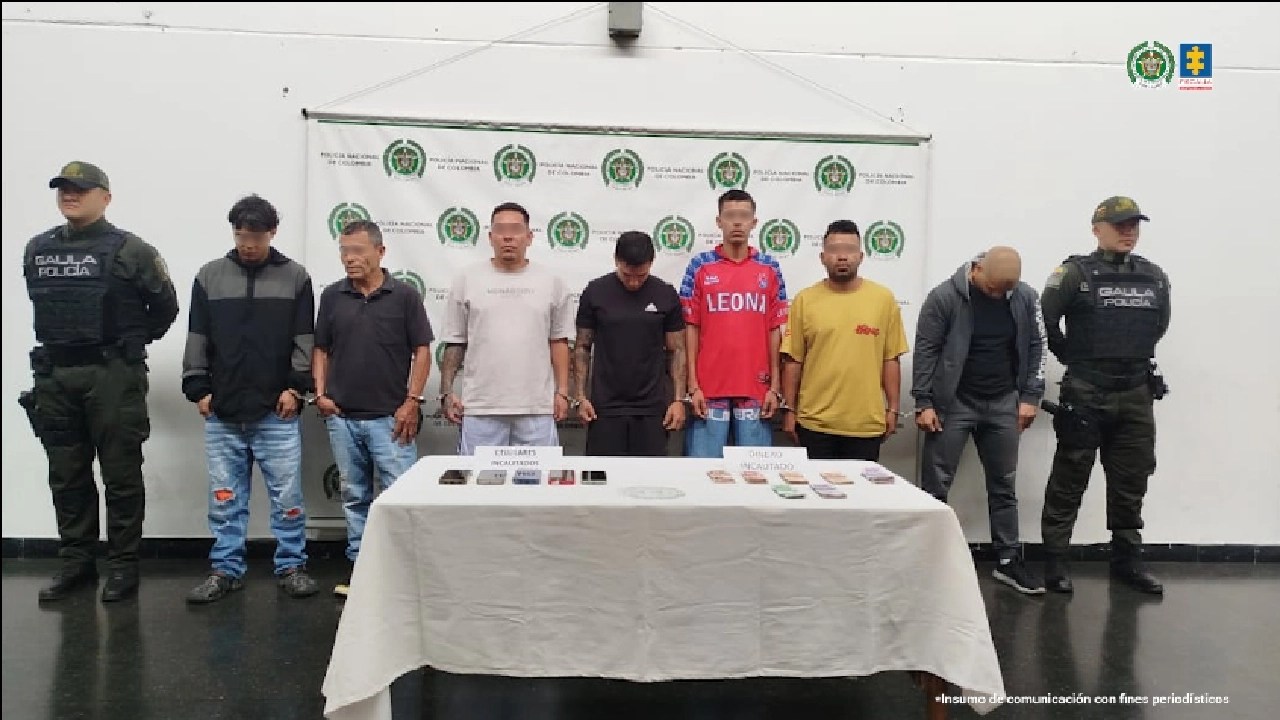Presuntos integrantes de grupo criminal que delinque en la comuna 13 de Medellín fueron enviados a la cárcel