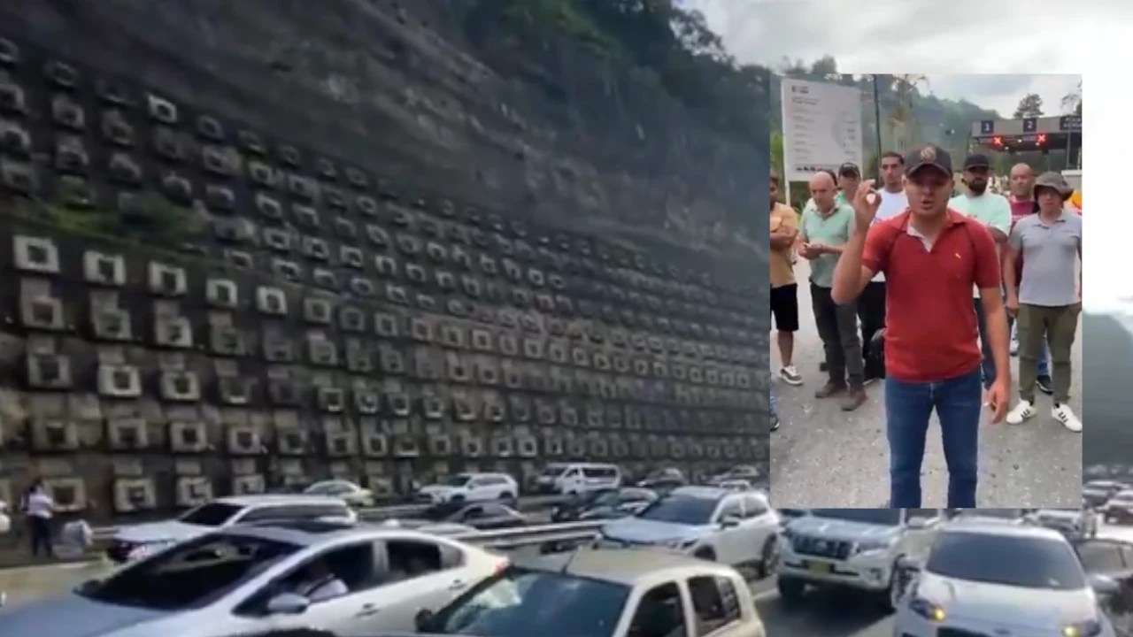 Paro en el peaje de Amagá: transportadores siguen en protestas por restricciones viales y tarifas