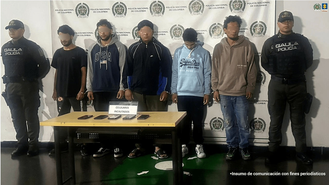 Golpe a grupo delincuencial del área metropolitana, que estaría involucrado en secuestros y hurtos a conductores
