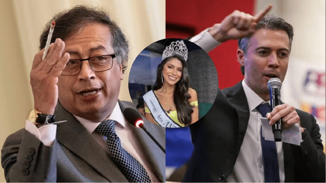 Esto dijeron Petro y Quintero tras video de Señorita Antioquia, en el que insta a darle un cachazo al presidente y bala al exalcalde