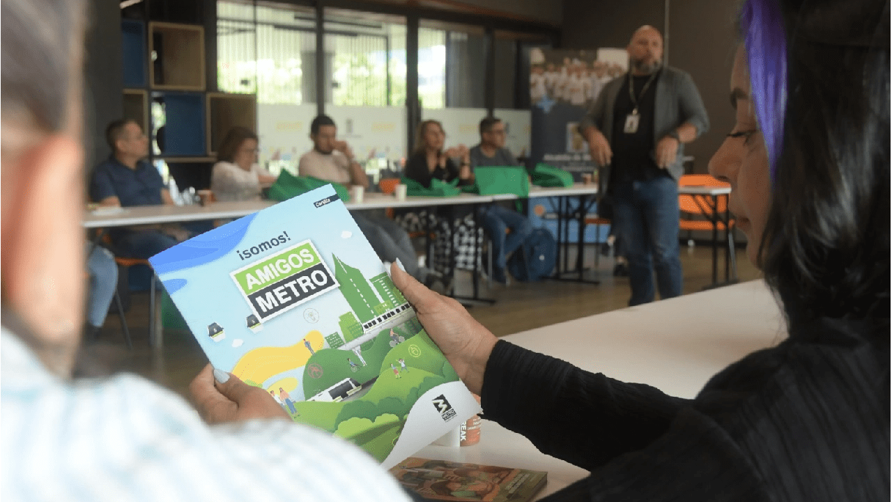 Cultura Metro se traslada a los colegios de Medellín para reforzar valores ciudadanos