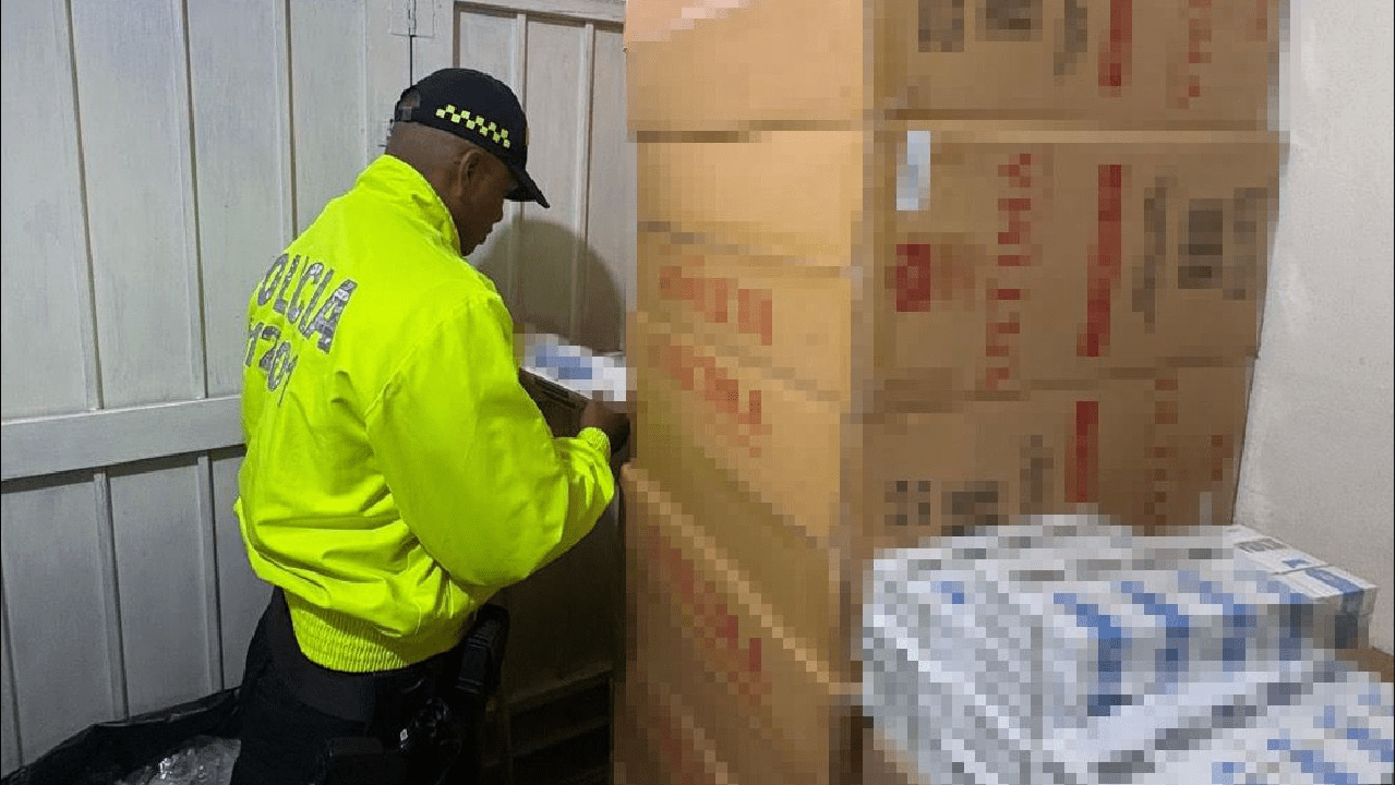 Se cayó el negocio: autoridades encontraron más de 39.000 cajetillas de cigarrillos de contrabando en San Antonio de Prado