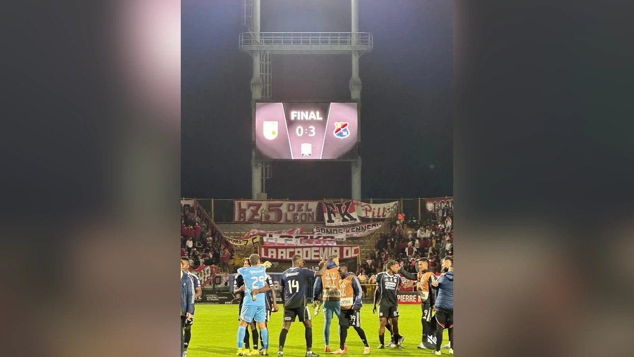 Medellín goleó a Santa Fe y es semifinalista de Copa Colombia
