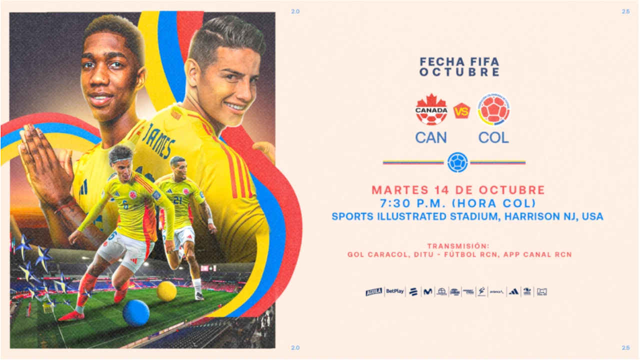 La Selección Colombia mide fuerzas con Canadá: nueva prueba de cara al Mundial 2026