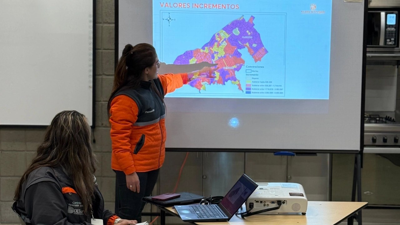 Envigado completa el levantamiento de información catastral en sectores priorizado