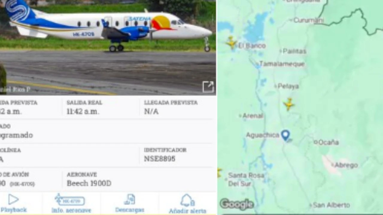 Incertidumbre: Avioneta de Satena con 19 pasajeros desaparece en ruta entre Cúcuta y Ocaña