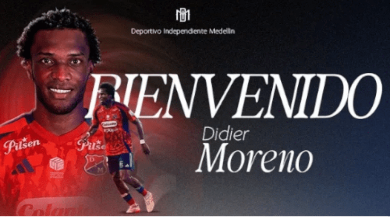 ¿Hijo pródigo? Didier Moreno regresa al DIM y refuerza el mediocampo del Poderoso para 2026
