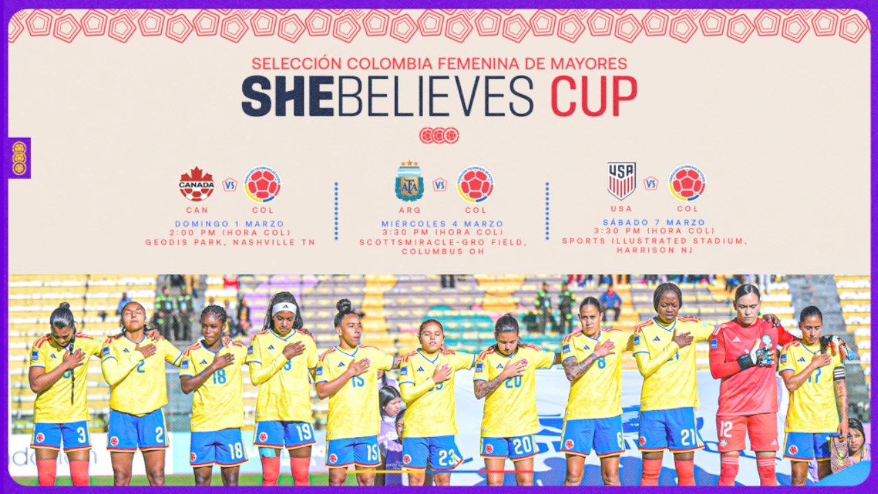 La Selección Colombia Femenina de Mayores ya está en Estados Unidos para iniciar la SheBelieves Cup 2026