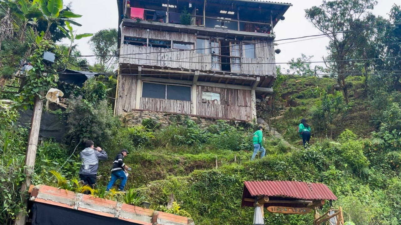 Alcaldía de Medellín identificó ocho construcciones en predio agroforestal en San Sebastián de Palmitas