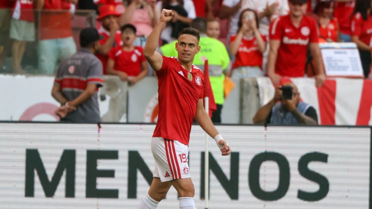 Borré volvió a marcar con el Internacional y jugará la final del Campeonato Gaúcho