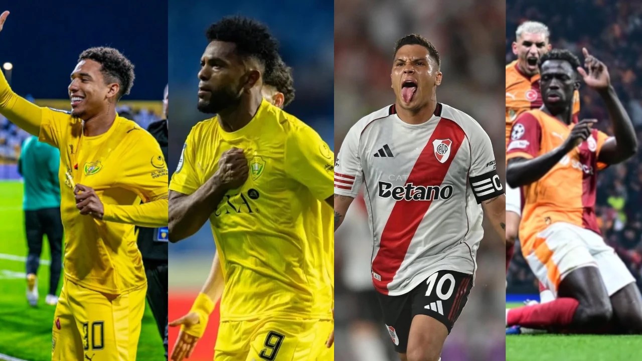 Goles y protagonismo en diferentes partes del mundo: jugadores colombianos brillan en el exterior