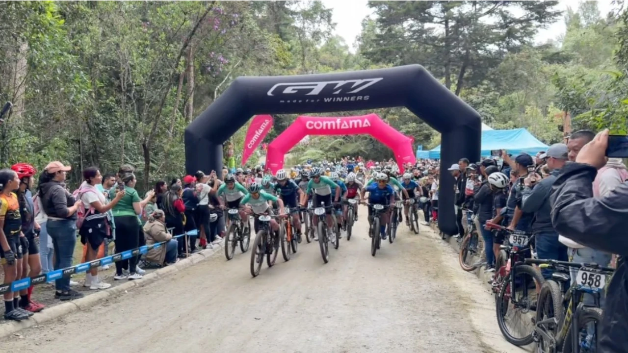 Se abrió el telón de la Copa Antioquia MTB de ciclomontañismo con cerca de 300 participantes