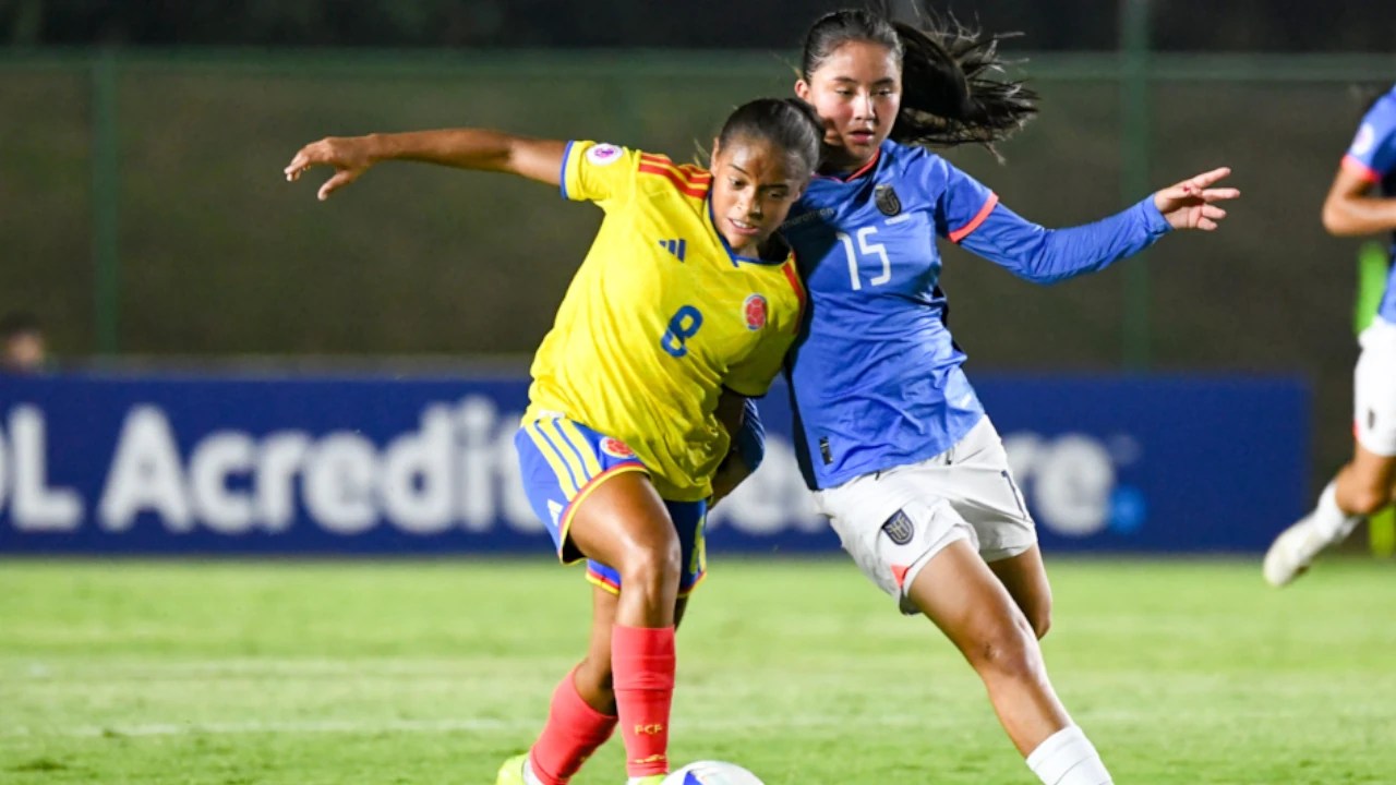 La Selección Colombia femenina sub 20 perdió su primer partido en el Sudamericano