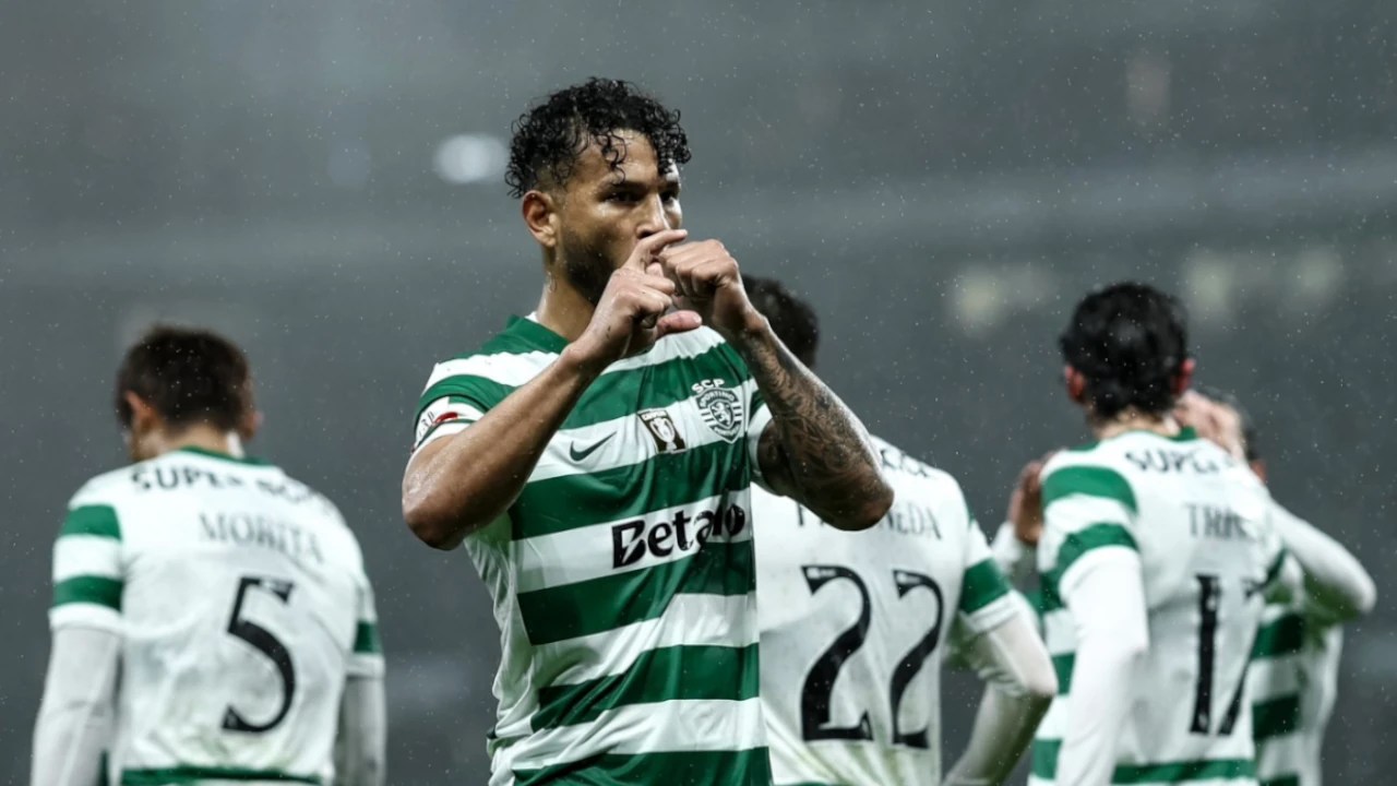 Luis Javier Suárez volvió a ser decisivo con el Sporting de Lisboa