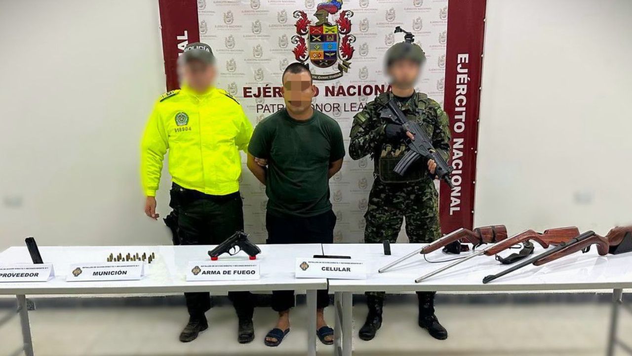 “No lo dejaron volar”, capturan a alias ‘Mosca’, explosivista de ‘Calarcá’