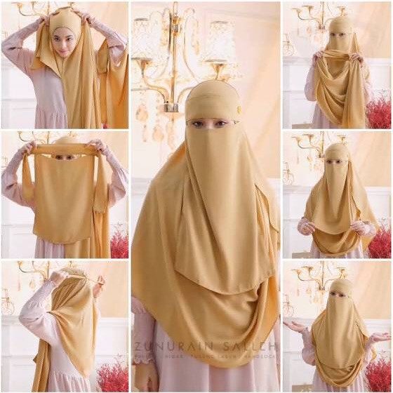 instant hijab with niqab