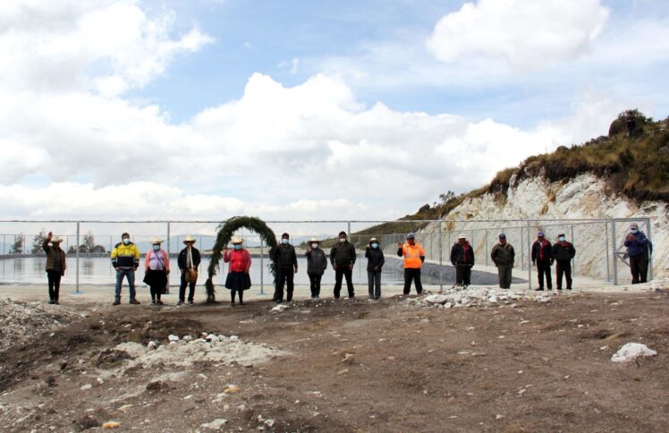 En Tres Tingos inauguran reservorio de 4 500 M³ de agua