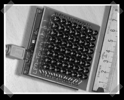 DIY LED Multi-touch Panel | Hackaday