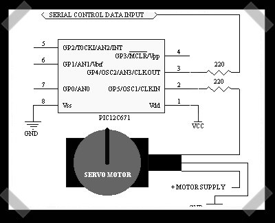 Simple Serial Servo Controller | Hackaday