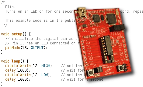 Energia Brings Arduino Ide To The Ti Launchpad Hackaday - Premium Gradient Background Gallery - Desktop