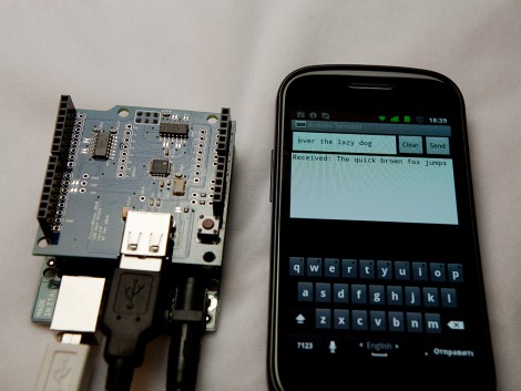 Android Phone Serves As Arduino Terminal | Hackaday