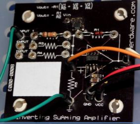 LM 358 Op Amp with Diode in negative feedback loop.