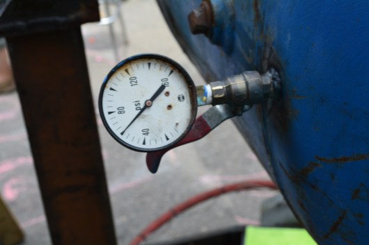 They were running it at about 80 psi. It could have gone to 120.