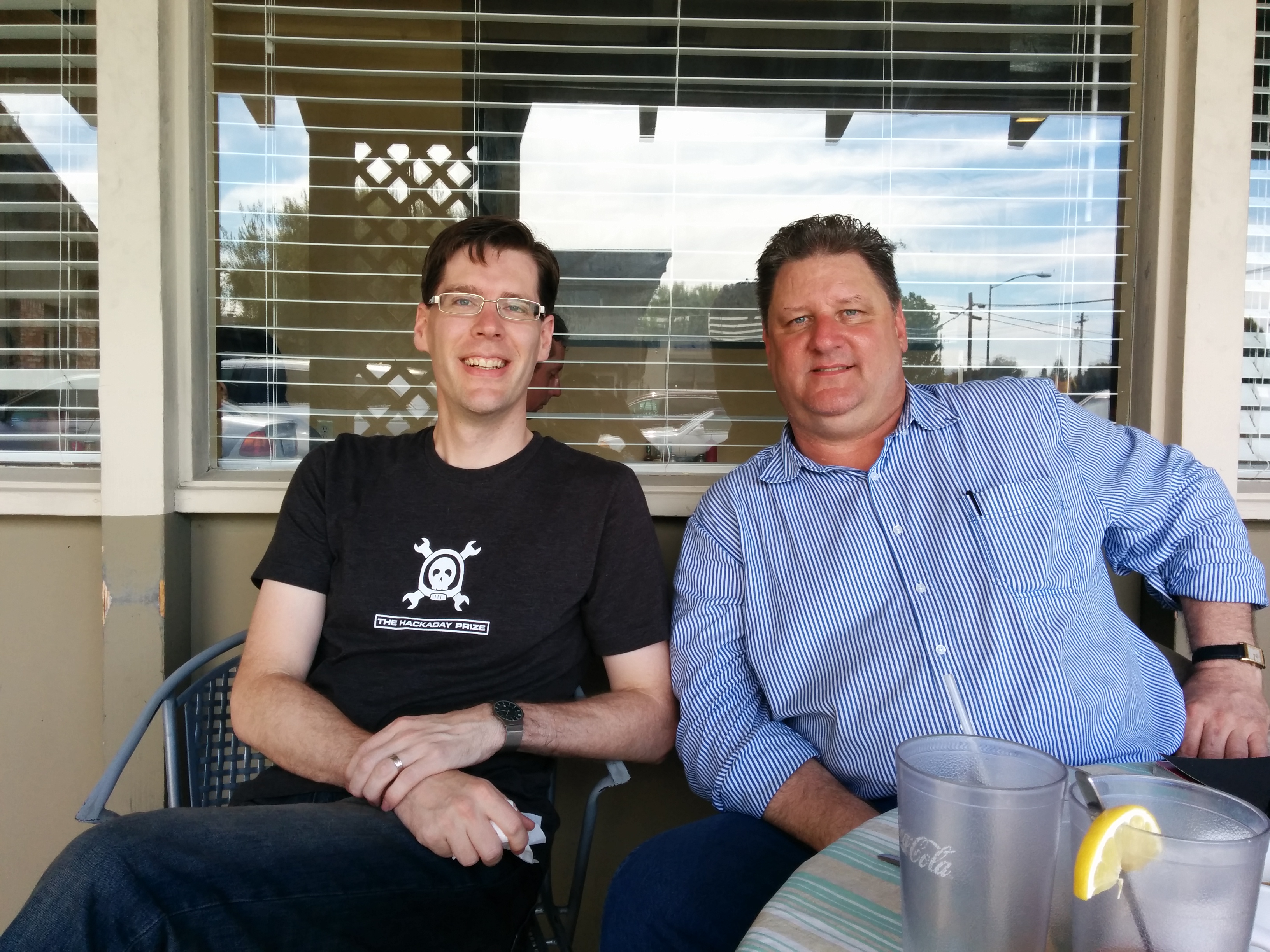 Mike Szczys [left] and Paul Rako [right]