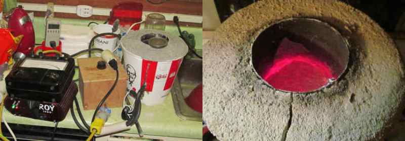 Kentucky Fried Induction Furnace Hackaday